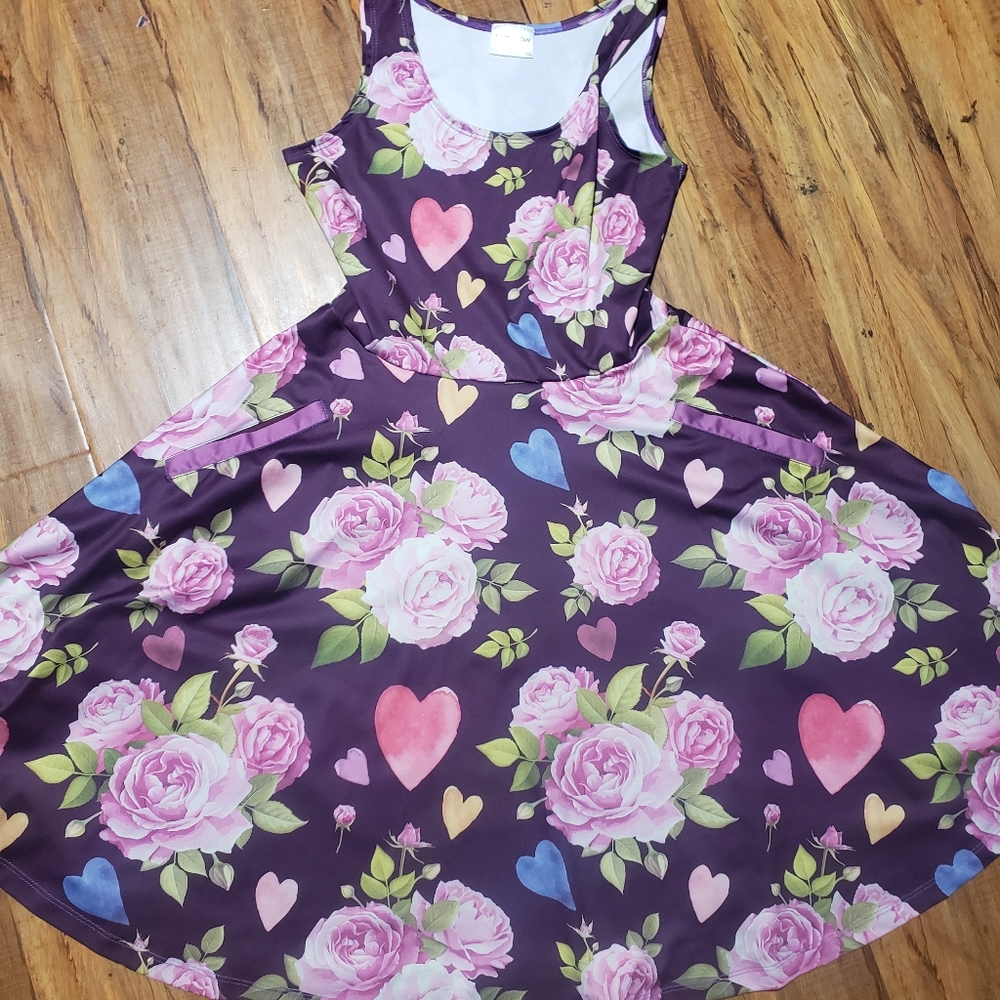 Floral skater dress